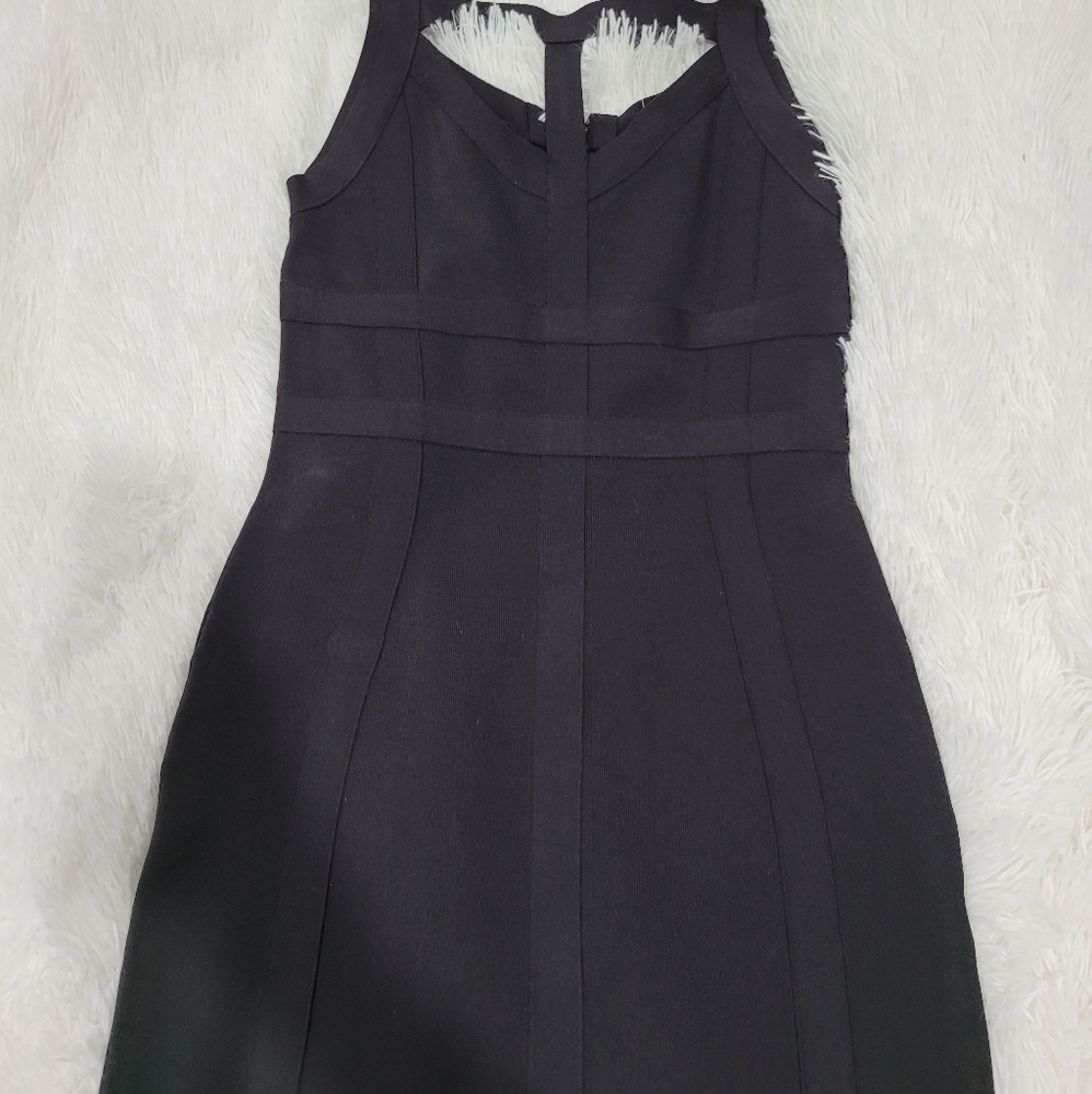 BEBE black bandage dress NWT size s
